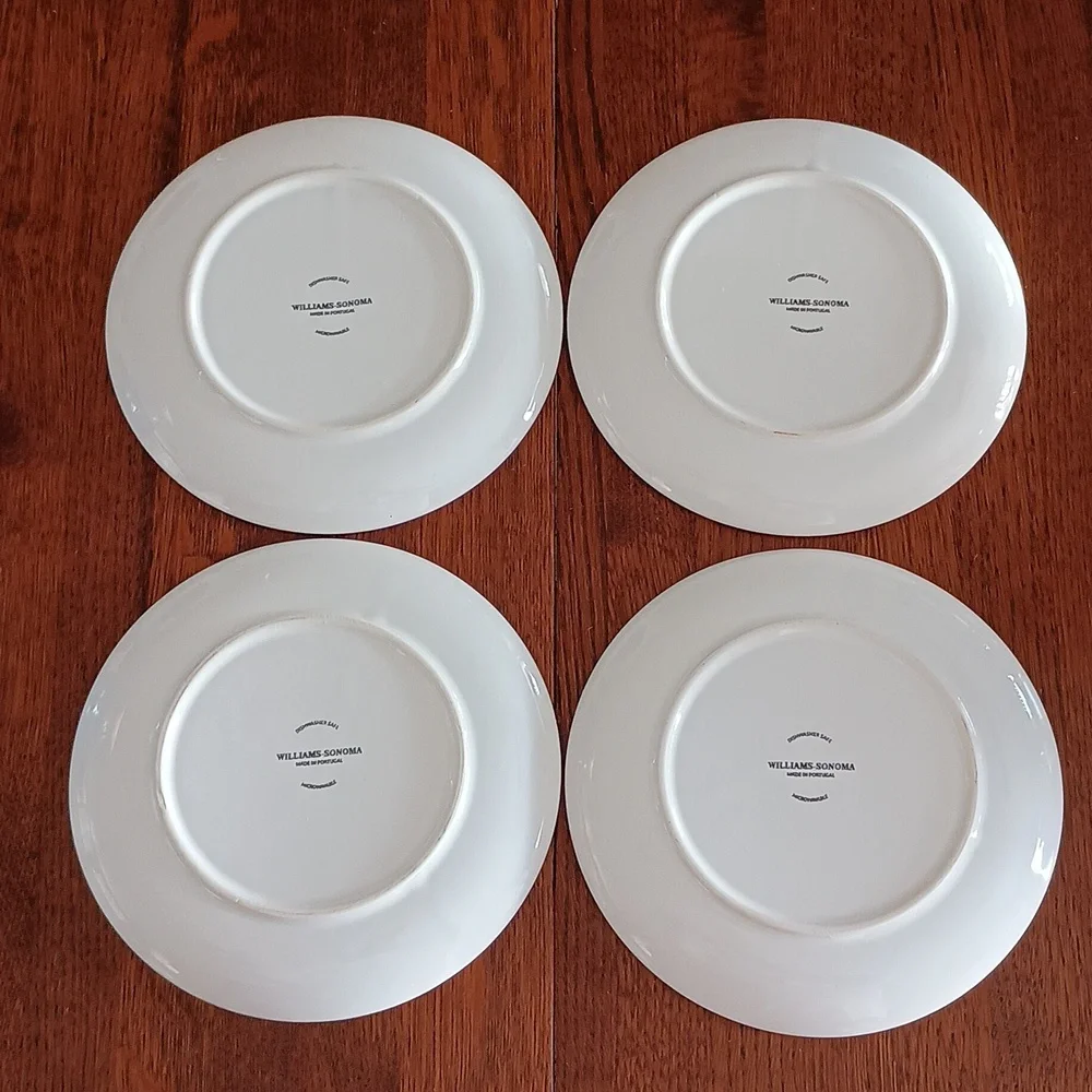 Williams Sonoma French Market Ceramic Appetizer Plates b550